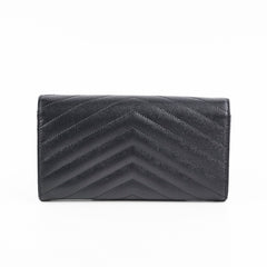 Saint Laurent Envelope Wallet Black