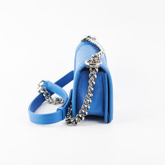 Chanel Small Boy Lambskin Blue