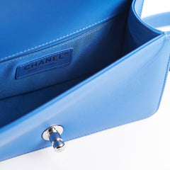 Chanel Small Boy Lambskin Blue