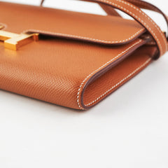 Hermes Constance To Go Epsom Gold Z Stamp