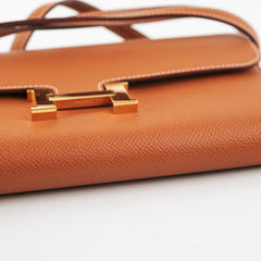 Hermes Constance To Go Epsom Gold Z Stamp