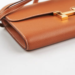 Hermes Constance To Go Epsom Gold Z Stamp