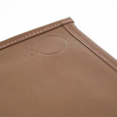 Hermes Petit H Flat Pouch Dark Brown