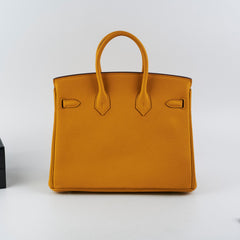 Hermes Birkin 25 Togo Jaune Ambre - B Stamp