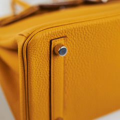 Hermes Birkin 25 Togo Jaune Ambre - B Stamp
