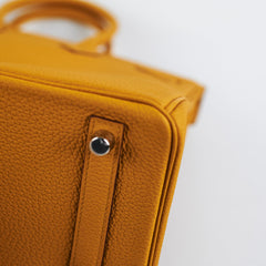 Hermes Birkin 25 Togo Jaune Ambre - B Stamp
