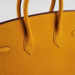 Hermes Birkin 25 Togo Jaune Ambre - B Stamp