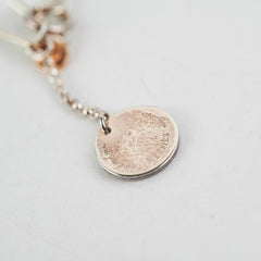 Hermes Ex-Libris Silver Necklace