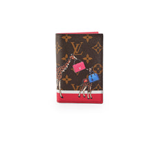 Louis Vuitton Christmas Edition Passport Case Momogram
