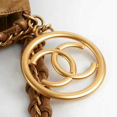 Chanel Gold Tote Baby Coco Cabas