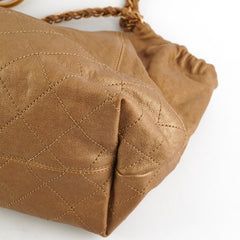 Chanel Gold Tote Baby Coco Cabas