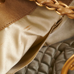 Chanel Gold Tote Baby Coco Cabas