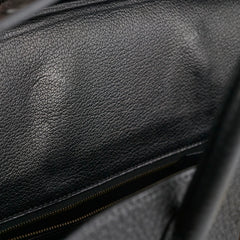 Hermes Birkin 35 Black Clemence Stamp Z Circle