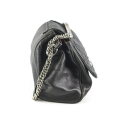 Chanel CC Lambskin Accordion Flap Black