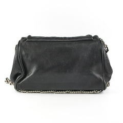Chanel CC Lambskin Accordion Flap Black