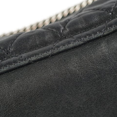 Chanel CC Lambskin Accordion Flap Black