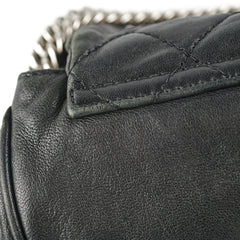 Chanel CC Lambskin Accordion Flap Black