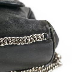 Chanel CC Lambskin Accordion Flap Black