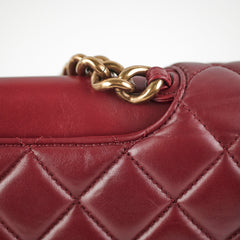 Chanel Burgundy Seasonal Flap