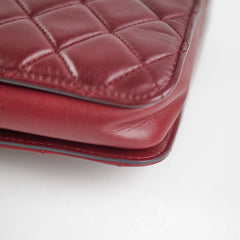 Chanel Burgundy Seasonal Flap