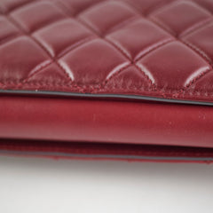 Chanel Burgundy Seasonal Flap