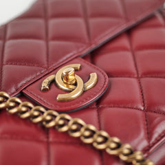 Chanel Burgundy Seasonal Flap