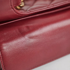 Chanel Burgundy Seasonal Flap