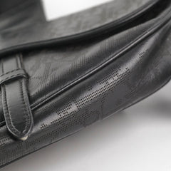 Christian Dior Mens Oblique Leather Saddle Bag