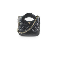 Chanel Micro 31 24S Crossbody Bag Black