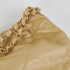 Chanel Medium 22 Olive Microchip