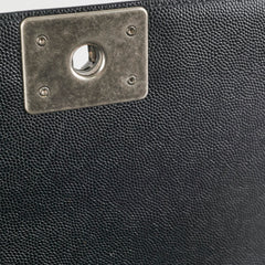 Chanel Old Boy Medium Black Caviar