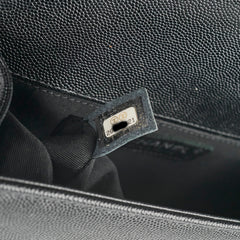 Chanel Old Boy Medium Black Caviar