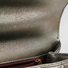 Chanel Small Coco Handle Metallic Silver 28 Series