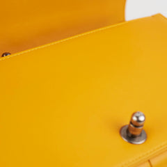 Chanel Old Medium Boy Bag Lambskin Yellow