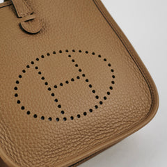 Hermes Mini Evelyn Beige Marfa - W Stamp