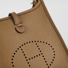 Hermes Mini Evelyn Beige Marfa - W Stamp