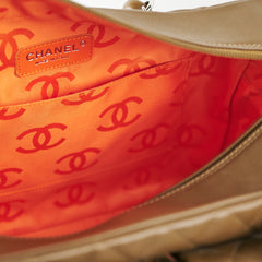 Chanel Cambon Lambskin Reporter Bag Khaki