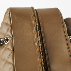 Chanel Cambon Lambskin Reporter Bag Khaki