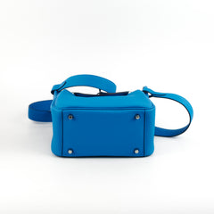 Hermes Mini Lindy Clemence Blue - Z Stamp (2021)