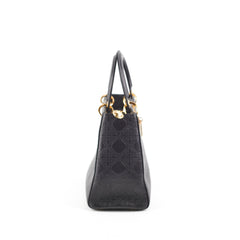 Dior Medium Lady Dior Cannage Bag Black