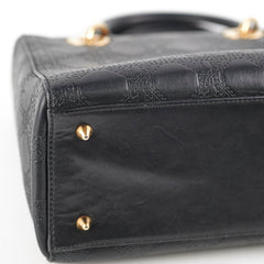 Dior Medium Lady Dior Cannage Bag Black