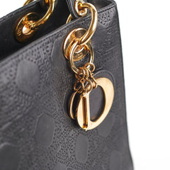 Dior Medium Lady Dior Cannage Bag Black