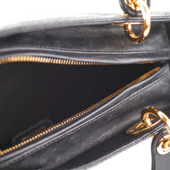 Dior Medium Lady Dior Cannage Bag Black