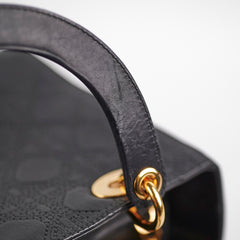 Dior Medium Lady Dior Cannage Bag Black