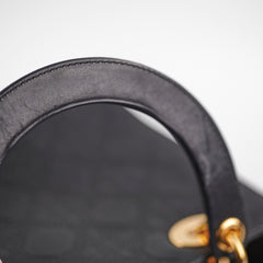 Dior Medium Lady Dior Cannage Bag Black