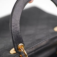 Dior Medium Lady Dior Cannage Bag Black