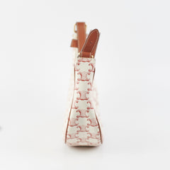 Celine Ava Triomphe Canvas Red