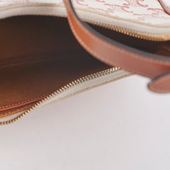Celine Ava Triomphe Canvas Red