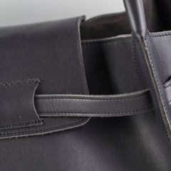 Celine Big Bag Leather Tote Calfskin Dark Grey