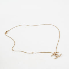 Chanel Gold Rhinestone Necklace Costume Jewellery